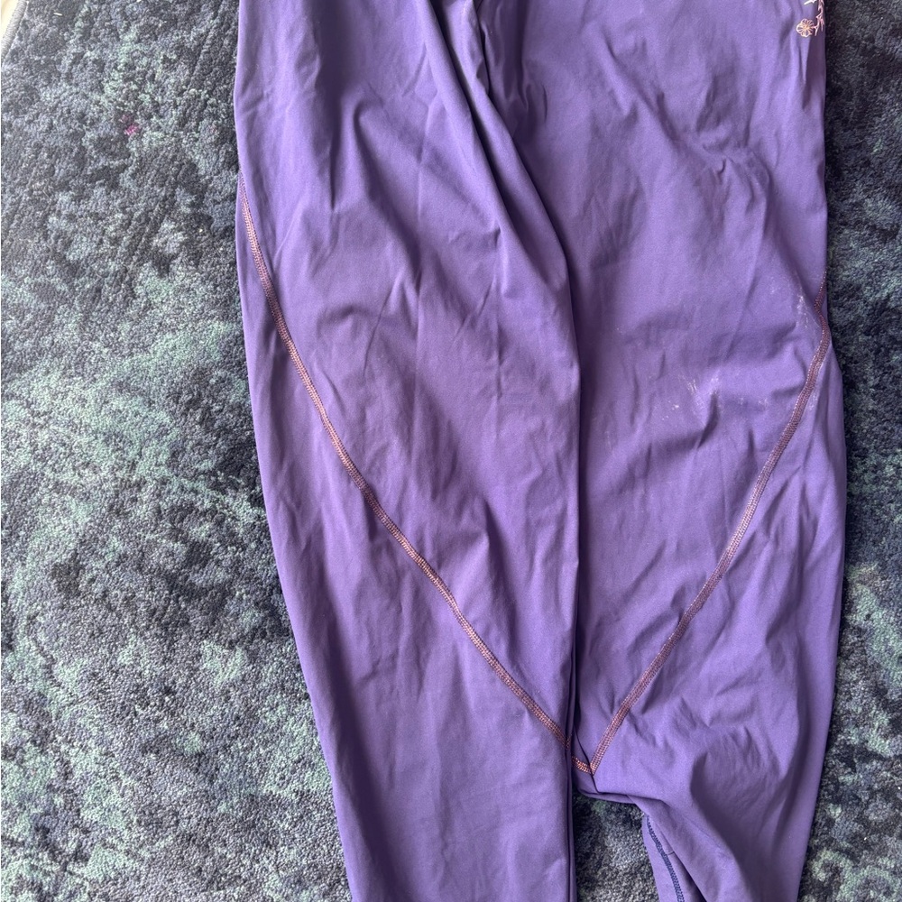 Alba All Day Wear Elegant Blue Embroidered Women's Pants, XL - Picture 9 of 10